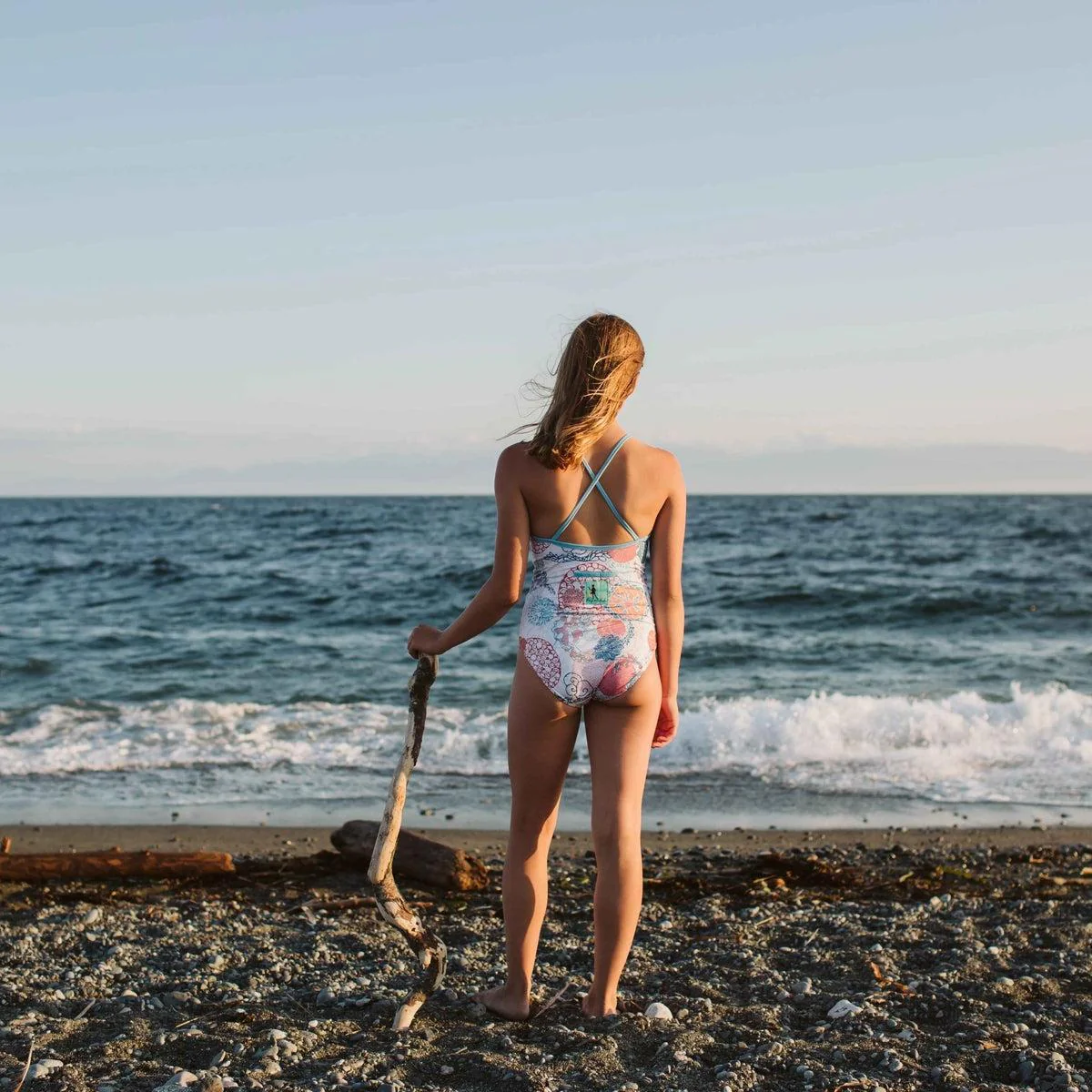 Ayla Full Piece Suit - Coral - Image 4