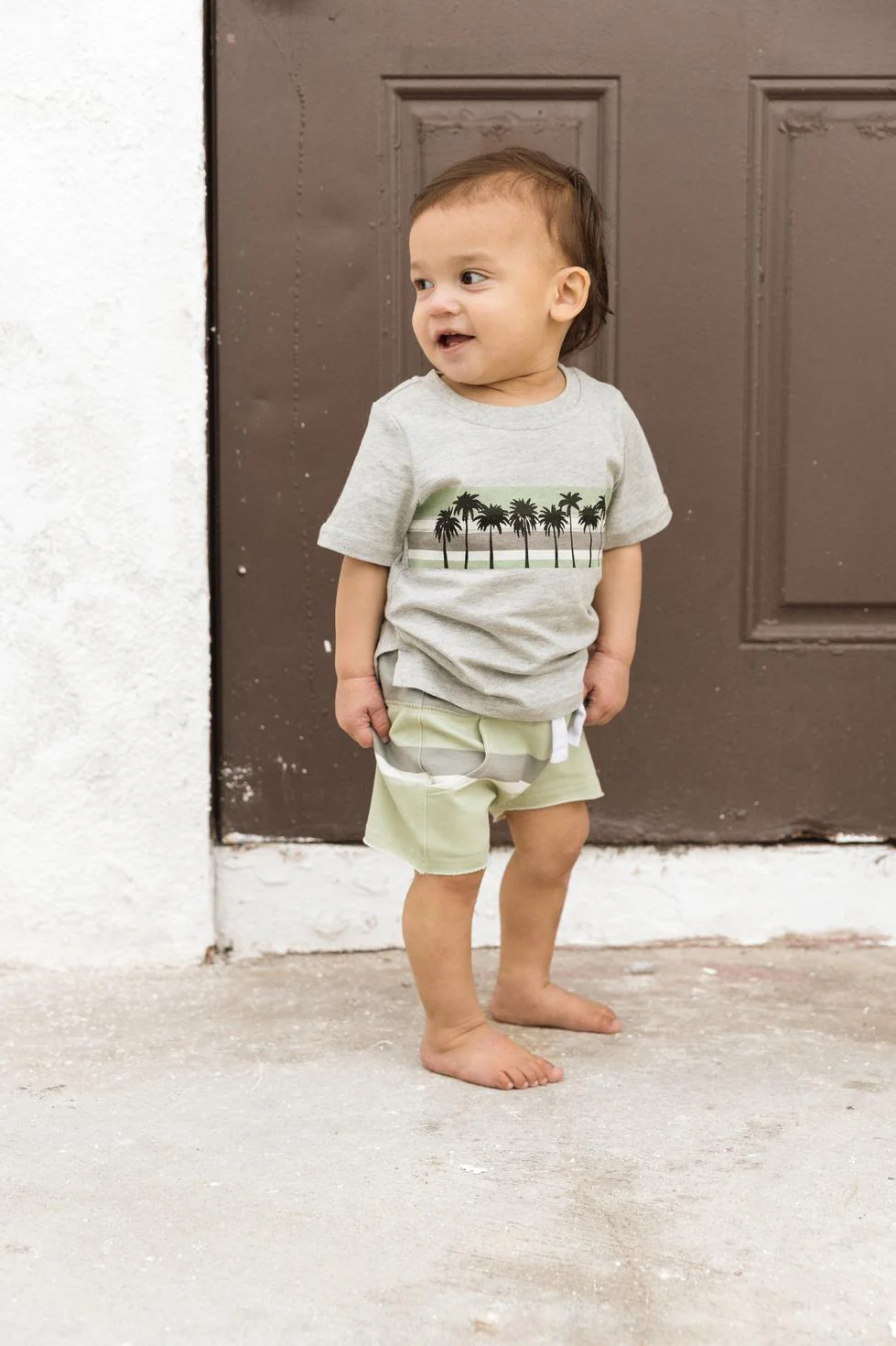 Baby Palm Striped Tee - Image 3