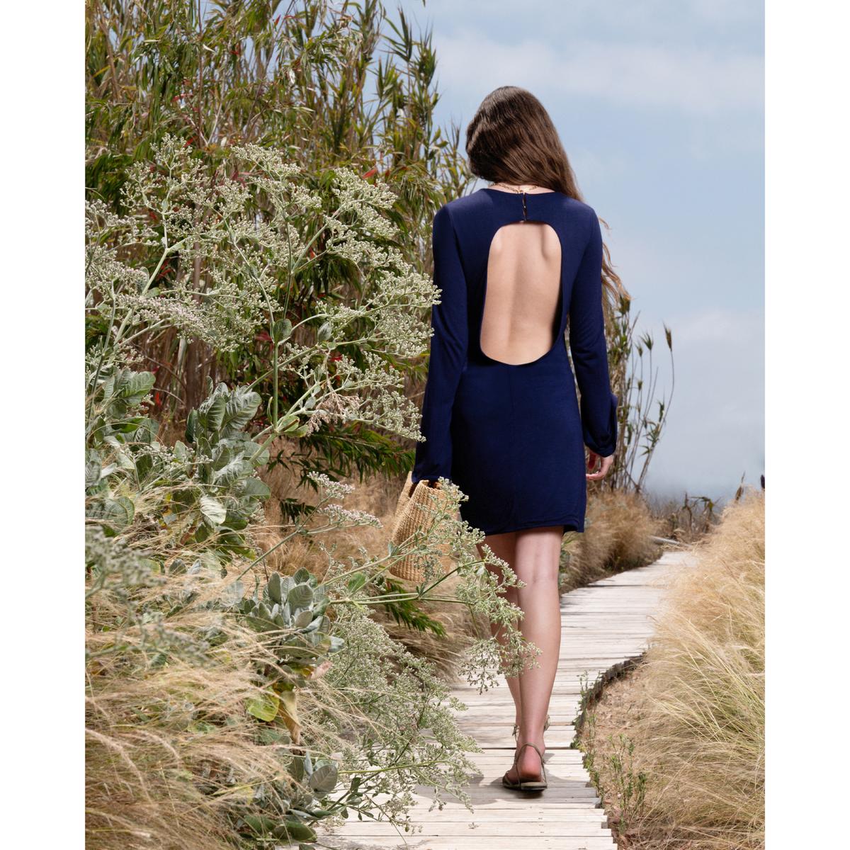 Freyette Dress - Navy - Image 3