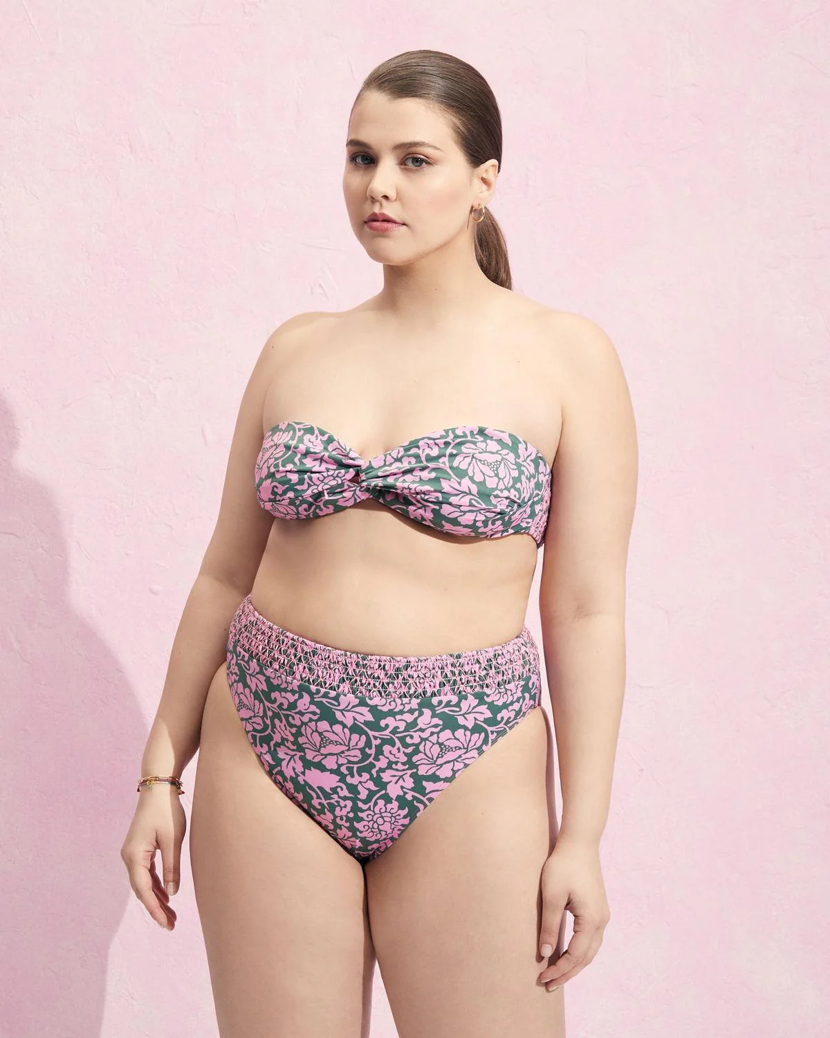 Lulu Swim Bottom - Etched Floral - Image 4