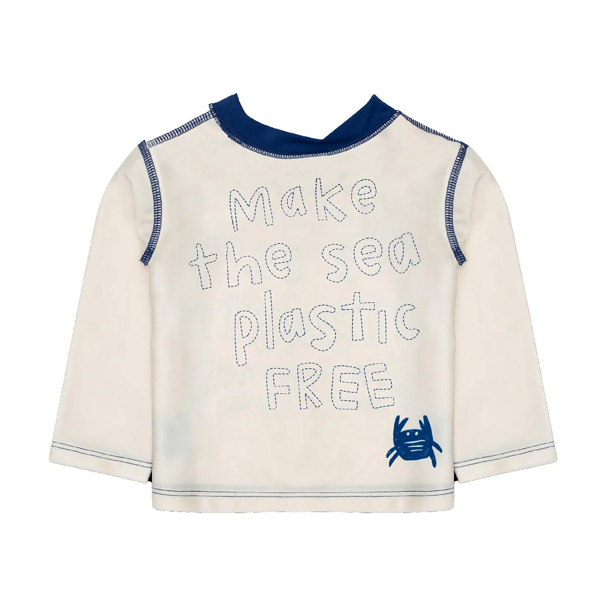 Make The Sea Plastic Free Sand Rashguard - Sand - Image 3