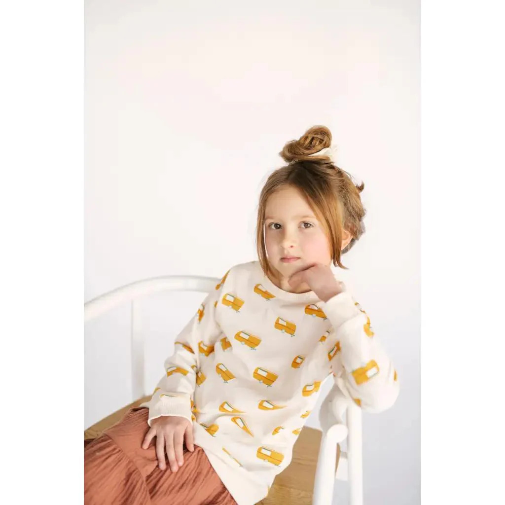 "The Stover" Retro Camper Kid's Pullover - Image 3
